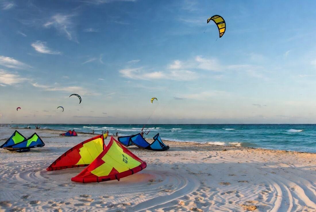 IKO kite school kites on Cabarete beach