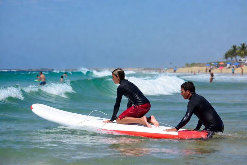 Surf lesson with 321Takeoff at Encuentro Beach